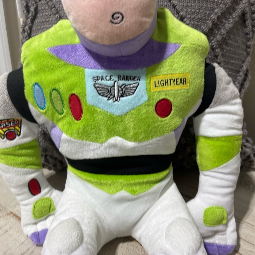 Original Disney/Pixar Buzz Lightyear Plush Pillow Buddy - Picture 3 of 5